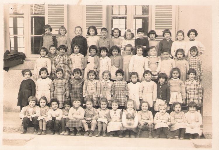 1955 - Cours préparatoire - école de filles