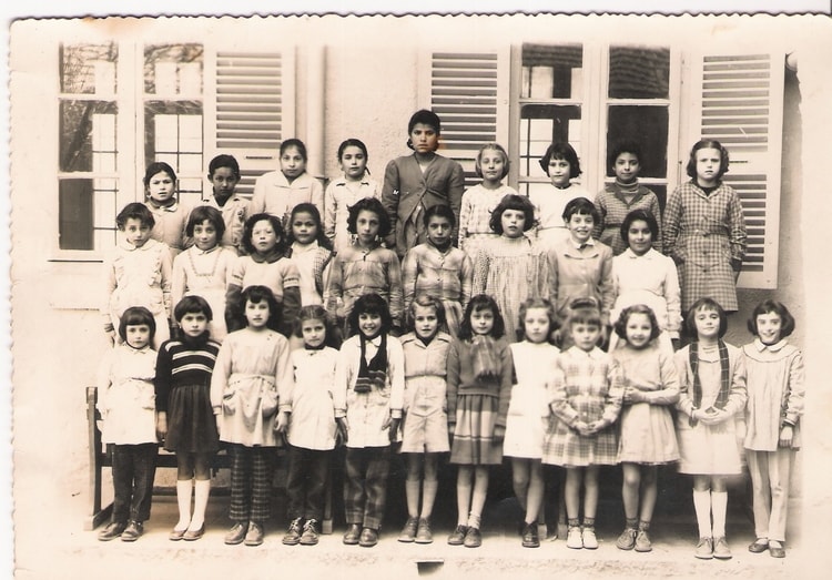 1956 - Cours élémentaire - école de filles