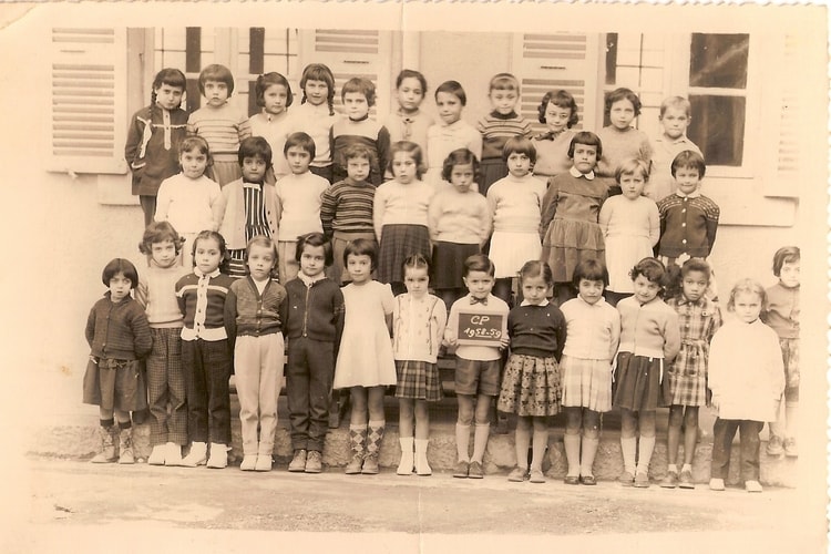 1958 - Cp Ecole des filles (ecole Gambetta) Batna (Algerie) 1958/1959 - école de filles
