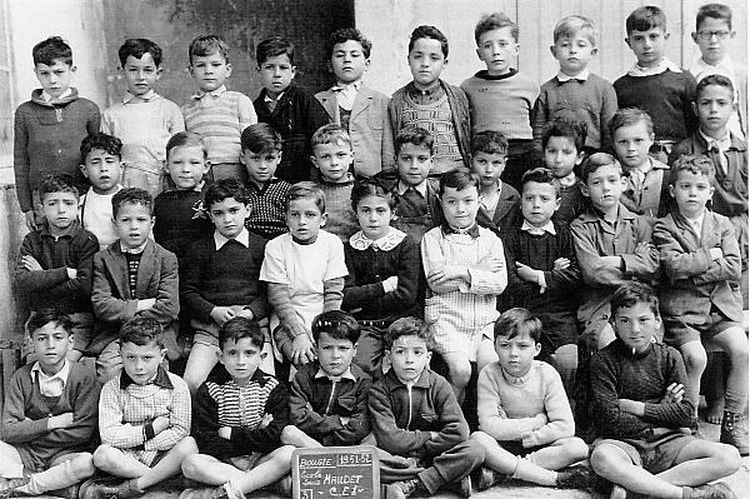 1952 - CE1 Ecole Louis Maudet à Bougie (Algérie) - Louis maudet (ibn toumert)