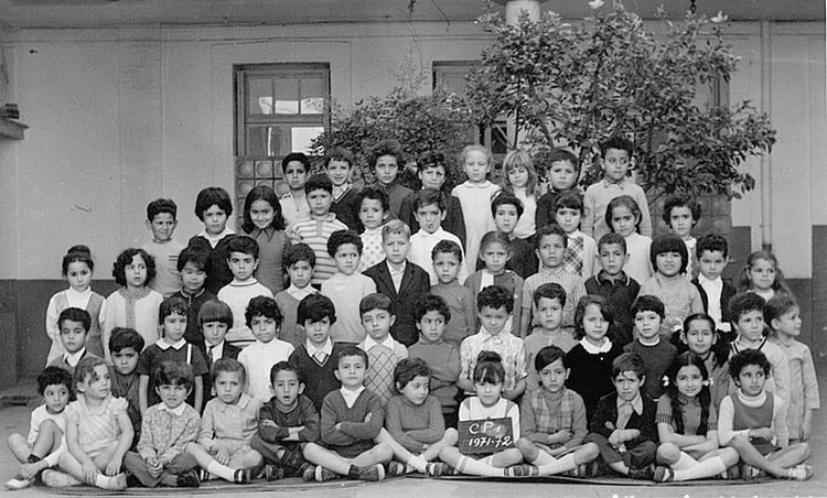 1971 - CP1 - école jeanne d'arc