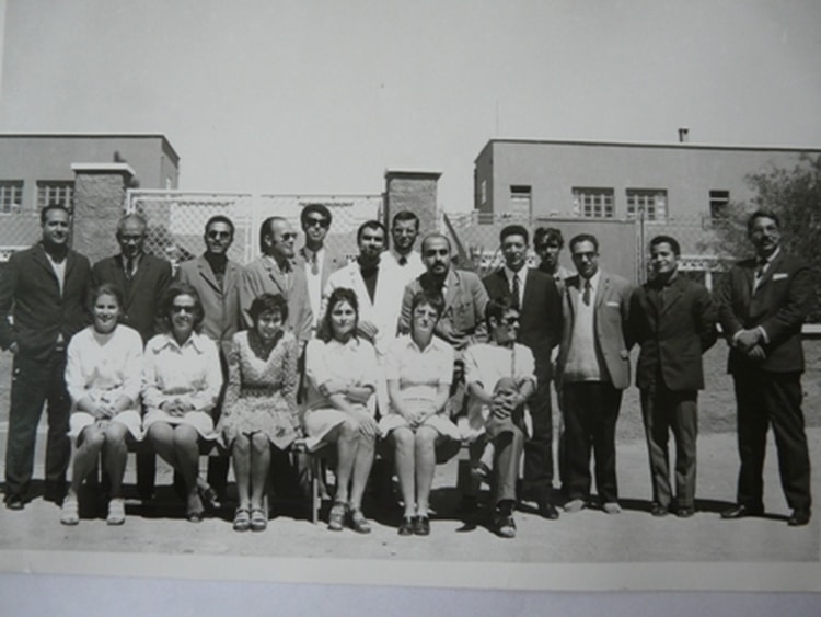 1973 - Les professeurs du ceg de la Barga - Ceg la barga