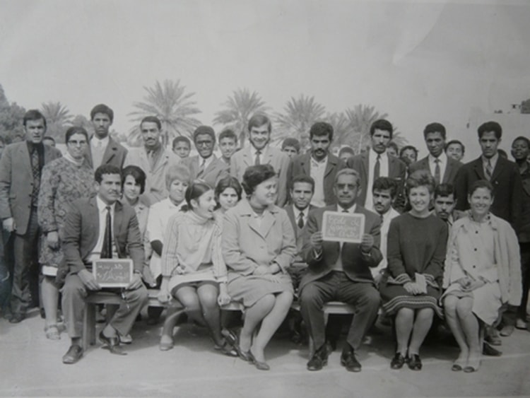 1970 - Les instituteurs de l'école du centre Béchar - Ecole de garcons avenue  revoil