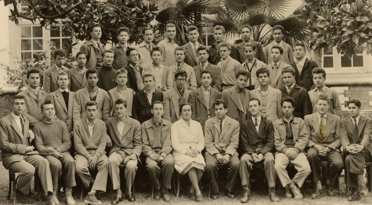 1954 - 1ère M' - Ecole bonnier