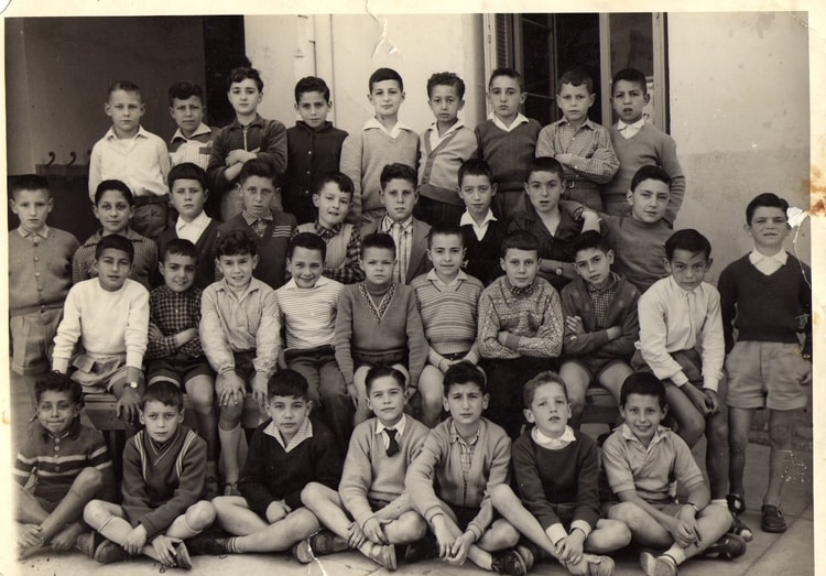 1957 - Cours Moyen 1ère Année Mr FINATEU - Ecole bonnier
