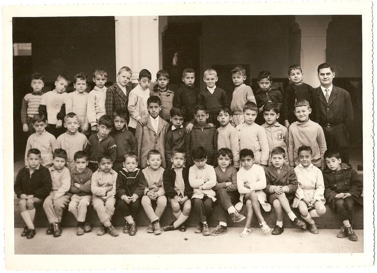 1960 - Cours préparatoire - Ecole bonnier
