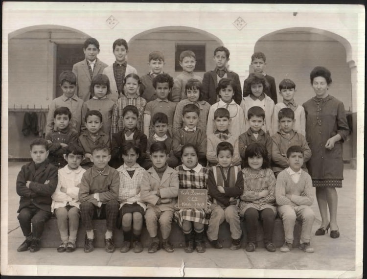 1966 - Ce2196/1967 Ecole bonnier BLIDA - Ecole bonnier