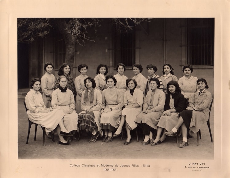 1955 - Première à Blida - Lycée de jeunes filles de blida