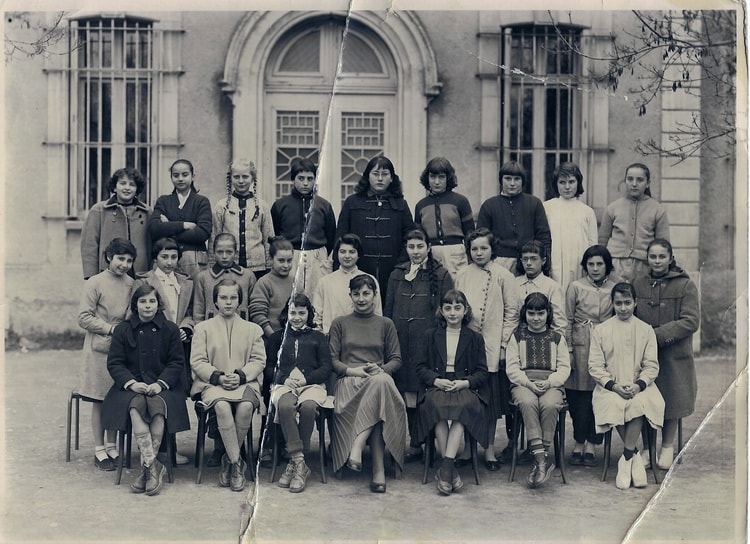 1956 - 6ème classique1 - Lycée de jeunes filles de blida