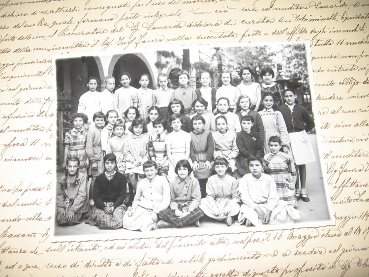 1957 - MME LAMARQUE - Ecole orangerie