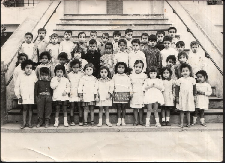1963 - Classe maternelle - Ecole orangerie