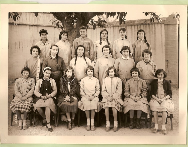 1958 - CLASSE DE 5E - Ecole de l'immaculée conception