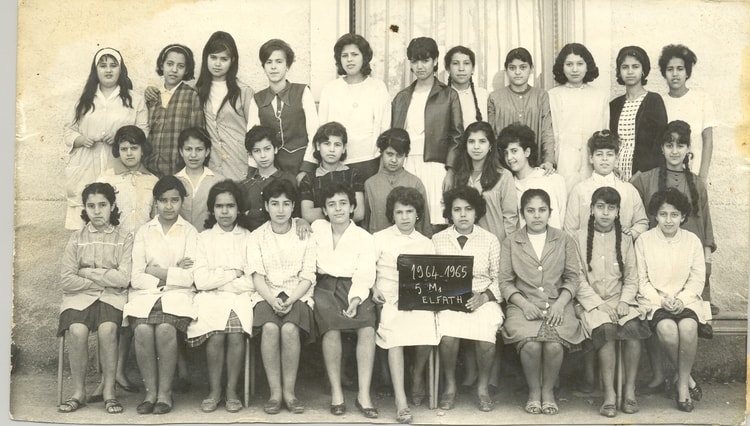 1964 - 5 éme M1 - Lycee el fath