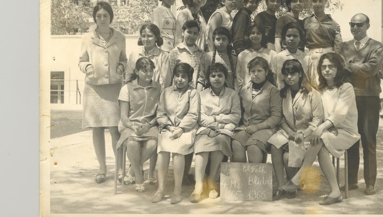 1965 - 4 éme M4  - Lycee el fath