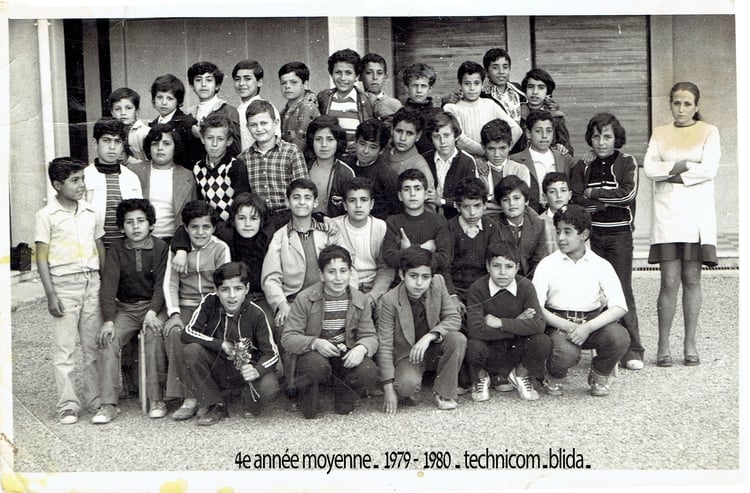1979 - Classe de 4eme - Ecole benmrah