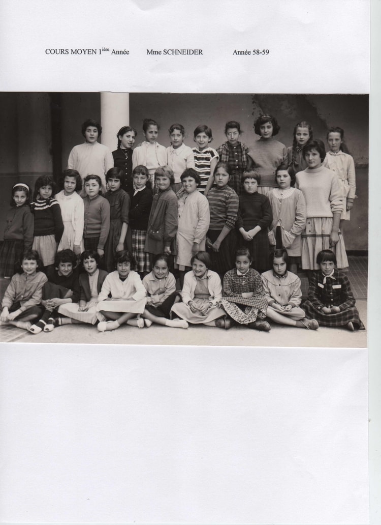1959 - CM 1 - Ecole de strasbourg