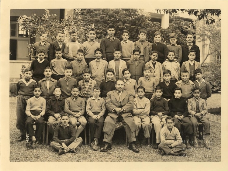 1954 - Cours moyen 54-55 - Lycée mixte d'el afroun