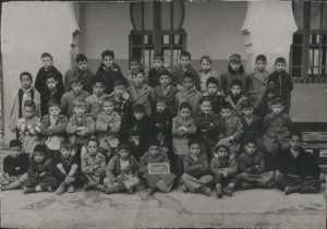 1955 - Cp1 ouCp2 Ecole Gambetta Tiaret - Ecole gambetta