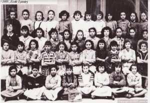 1955 - Classe du CM2 - Ecole des filles