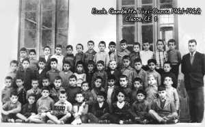 1961 - Classe CE1 - Ecole primaire française