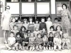 1973 - Classe maternelle - Ecole primaire française