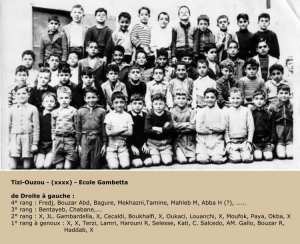 1952 - COURS ELEMENTAIRE - Ecole gambetta (en bas)