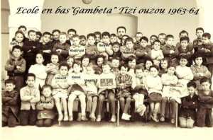 1963 - Classe de CP - Ecole gambetta (en bas)