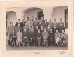 1952 - Professeurs et maitre dinternat  - Lycée eugène albertini