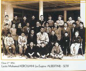 1954 - 3eme - Lycée albertini