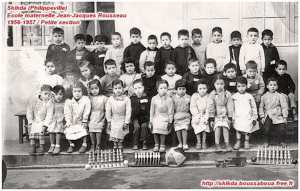 1957 - Petite section - Ecole maternelle jean-jacques rousseau
