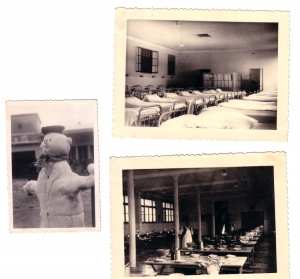 1953 - Bonhomme de neige dortoir réfectoire - Ex lycée laperrine