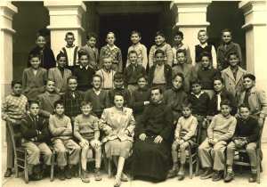 1954 - Classe de 7ème - Ex lycée laperrine