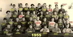 1955 - CE2 - Ecole de petitjean