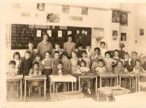 1959 - Maternelle en classe - Ecole de petitjean