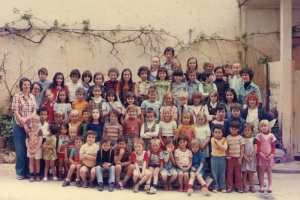 1976 - Presque toute l'école - Ecole carnot