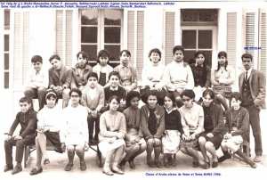 1966 - 5ème et 4ème - Ecole et collège carnot