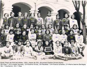 1952 - ECOLE THIERS - Ecole thiers