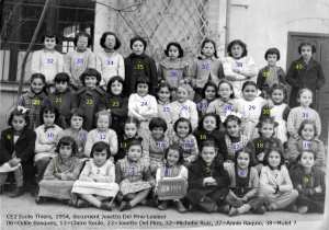 1954 - CP OU CE1 - Ecole thiers