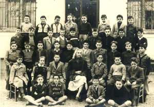 1953 - Classe de 8ème - Ex ecole de sonis