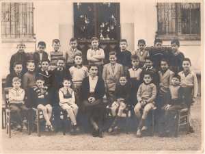 1954 - Classe de 9é - Ex ecole de sonis