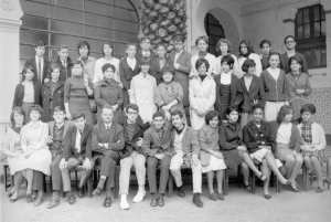 1966 - Classe de 2ème C1 - Pierre et marie curie