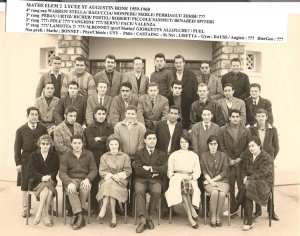1959 - MATHS ELEM 2 - Lycée st augustin