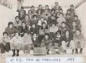 1978 - 4ème B2 - Cem baie des corailleurs