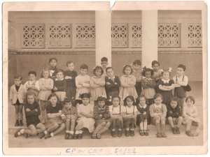 1952 - CP ou CE1 - Ecole du lever de l'aurore