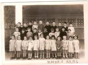 1954 - Maternelle 1 ère année - Ecole du lever de l'aurore