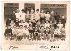 1955 - Maternelle 2 ème année - Ecole du lever de l'aurore