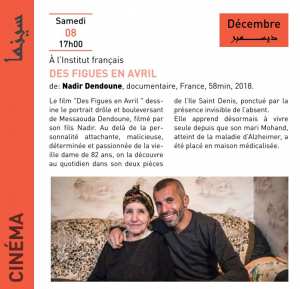 Prochainement à l'institut français de Tlemcen : Des figues en avril de Nadir Dendoune