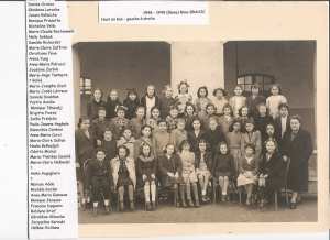 1948 - 8ème classe de Mme BRAHIC - Lycée laveran