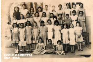 1958 - Cm1 - Ecole gambetta ( st jean )