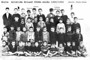 1956 - CP 2ème année - Ecole aristide briand